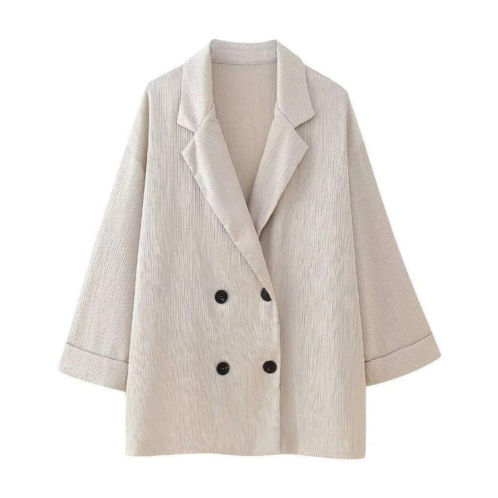 Quitterie flowy blazer and trouser set