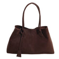 Augustine large faux suede shoulder bag