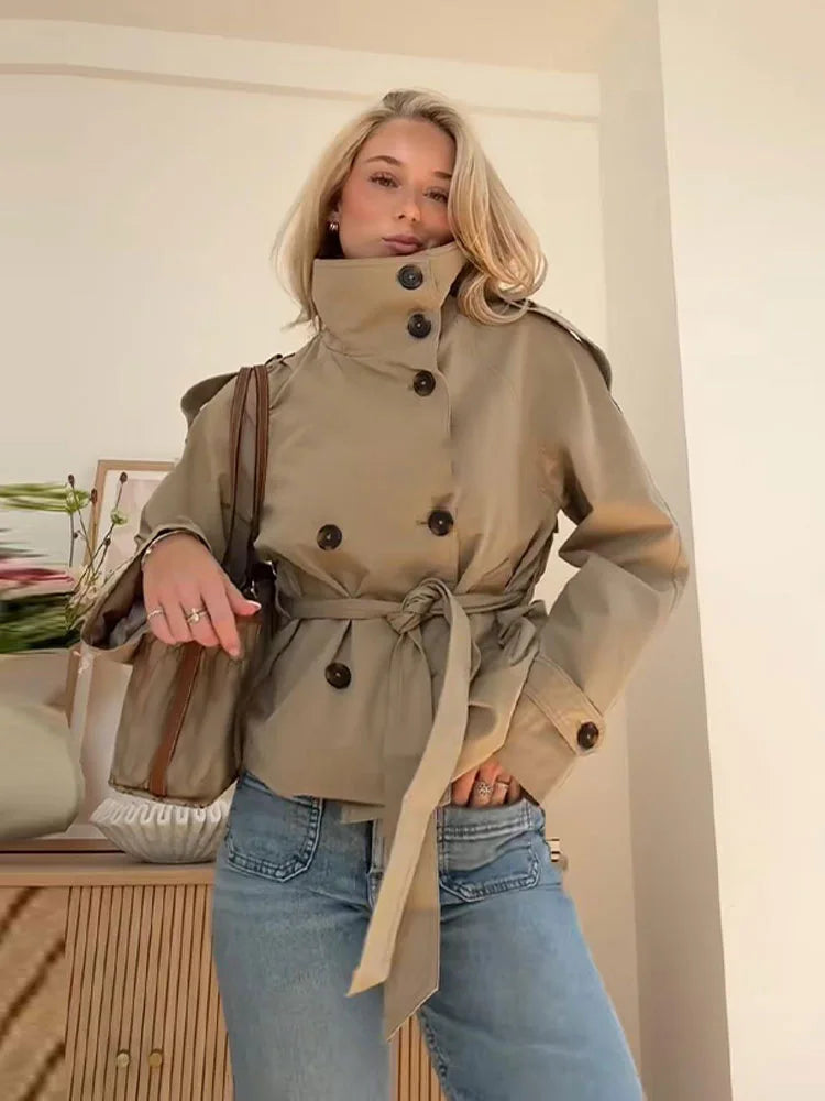Trench court ceinturé Chloé