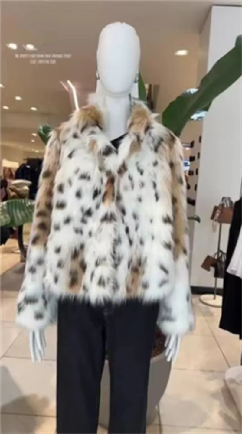 Veste duveteuse effet fourrure Zélie
