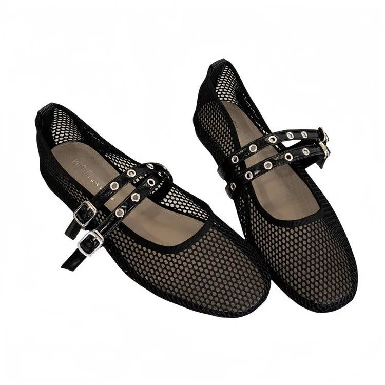 Ballerines en filet à double bride Ondine