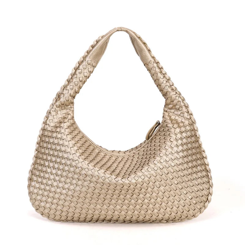Grand sac hobo tressé Gabrielle