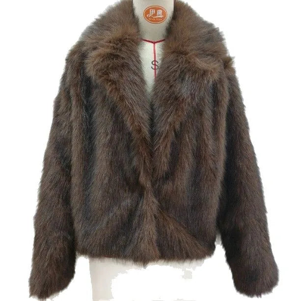 Veste en fausse fourrure effet renard Félicie