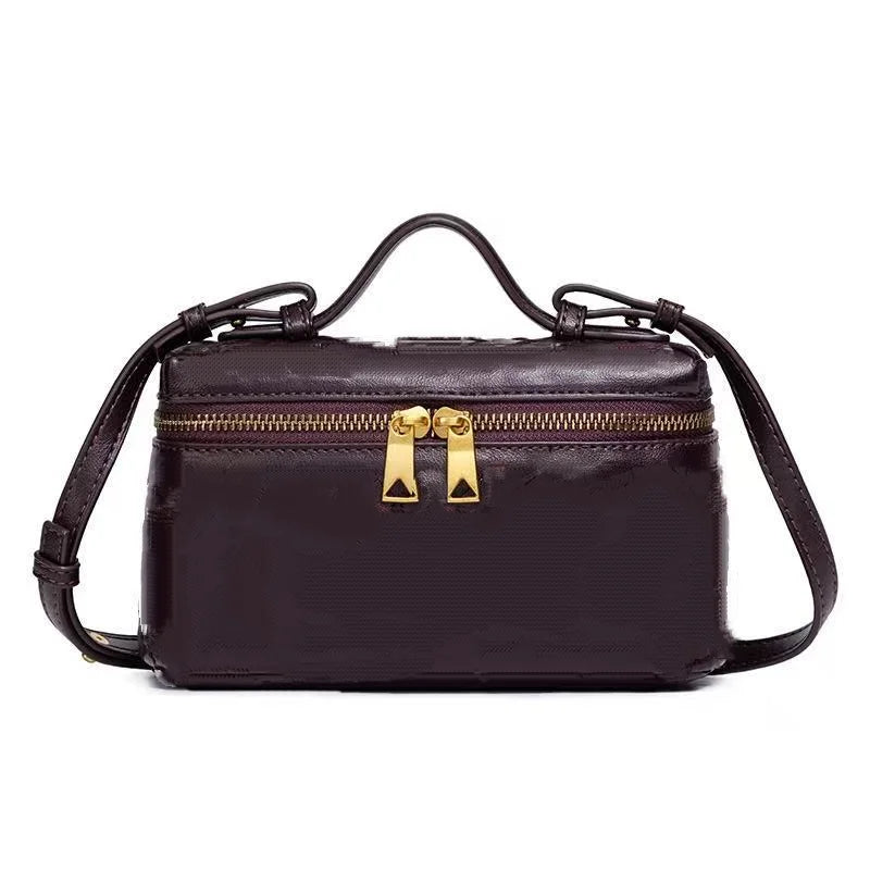 Mini sac baril effet tressé Faustine