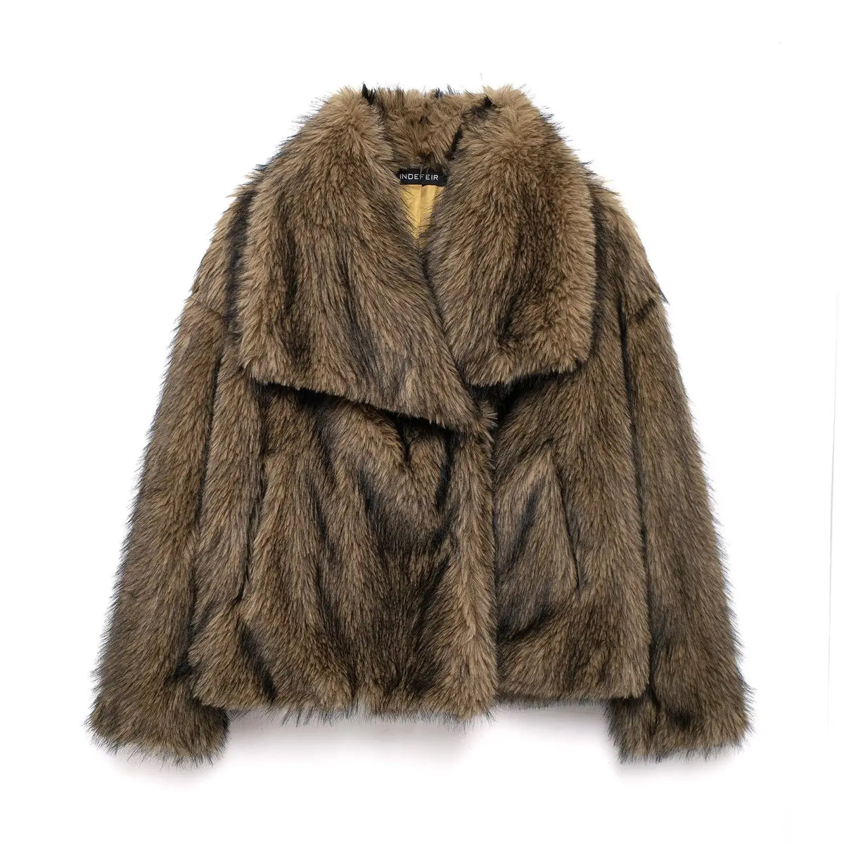 Veste courte en fausse fourrure Claudia