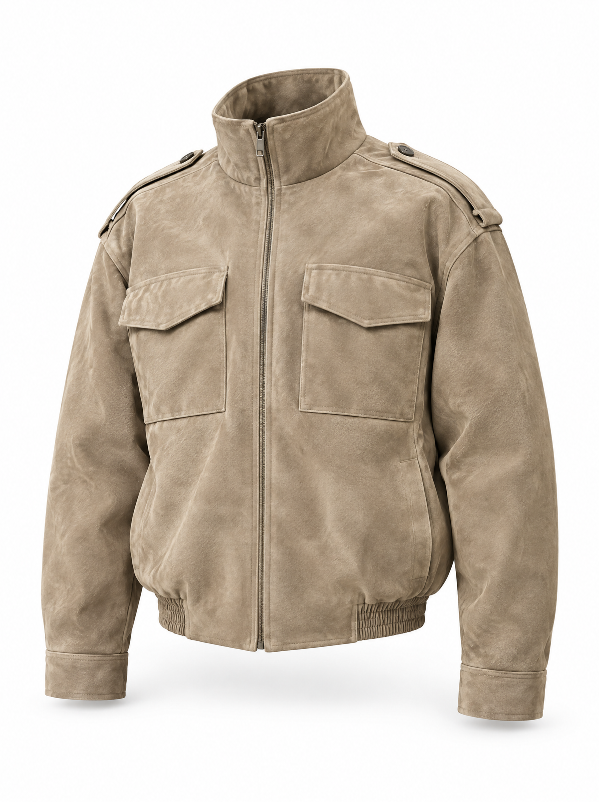 Veste style motard effet suède Antoinette