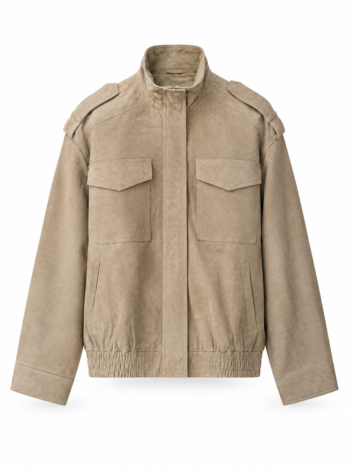 Veste style motard effet suède Antoinette