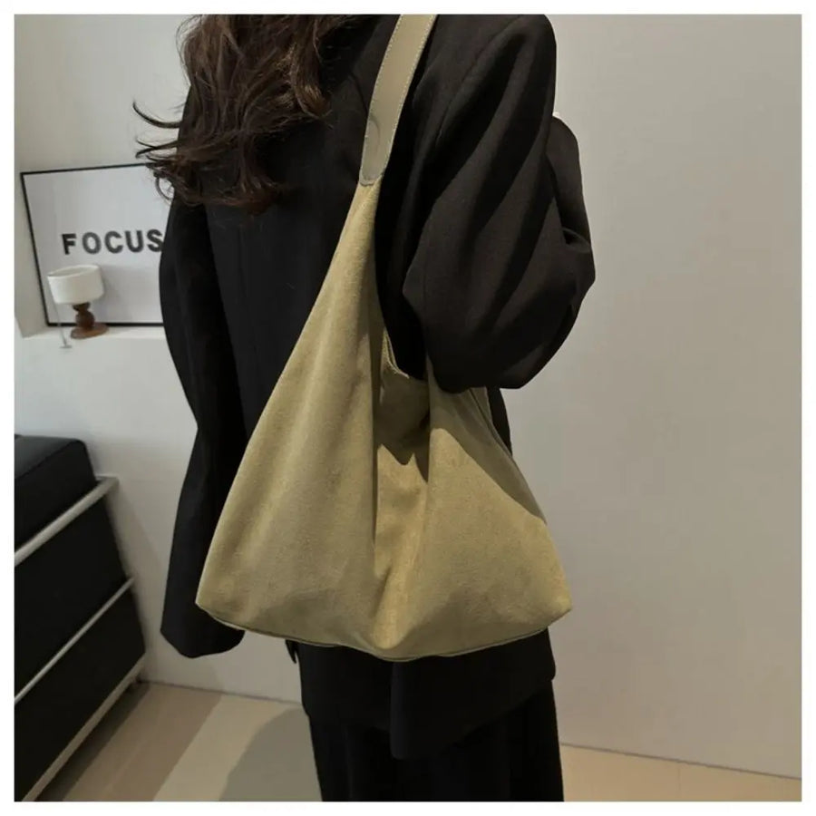 Sac porté épaule effet daim Nathalie