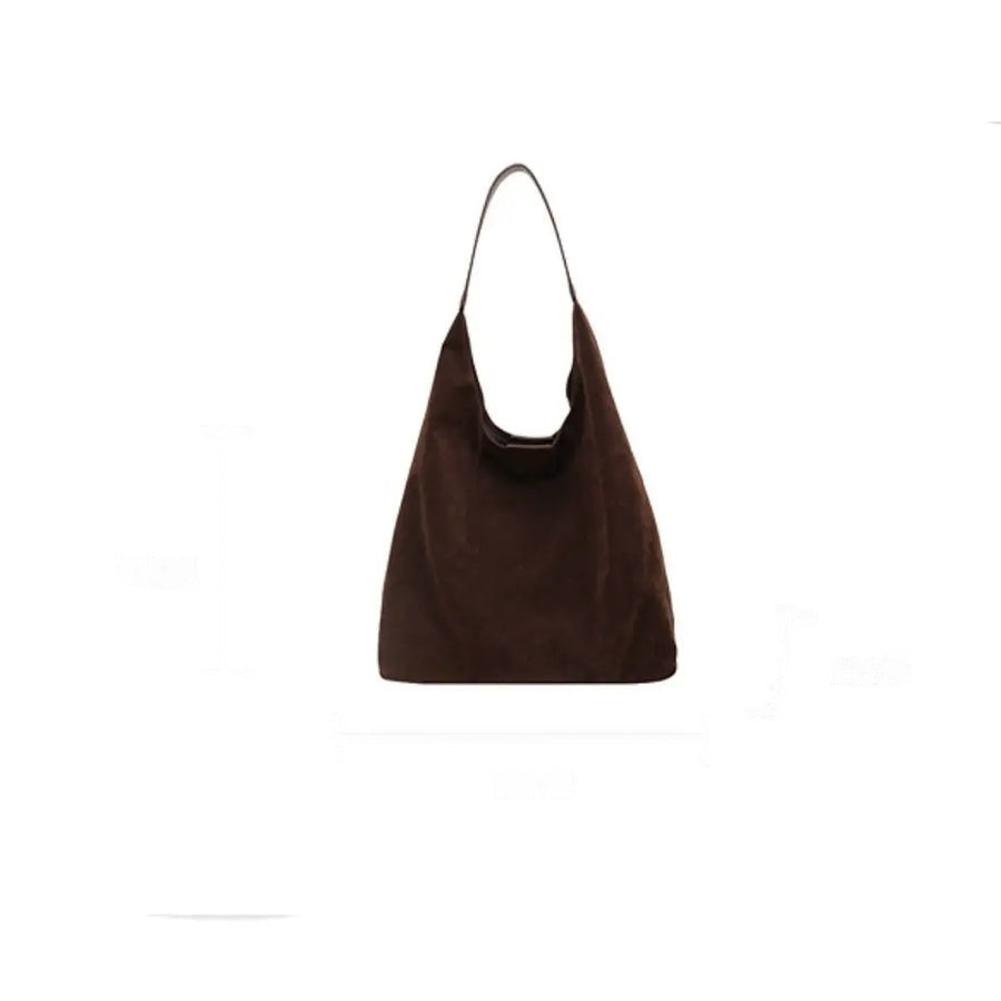 Sac porté épaule effet daim Nathalie
