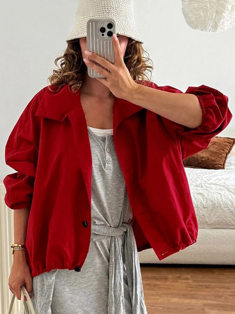 Veste coupe-vent à col montant Camille