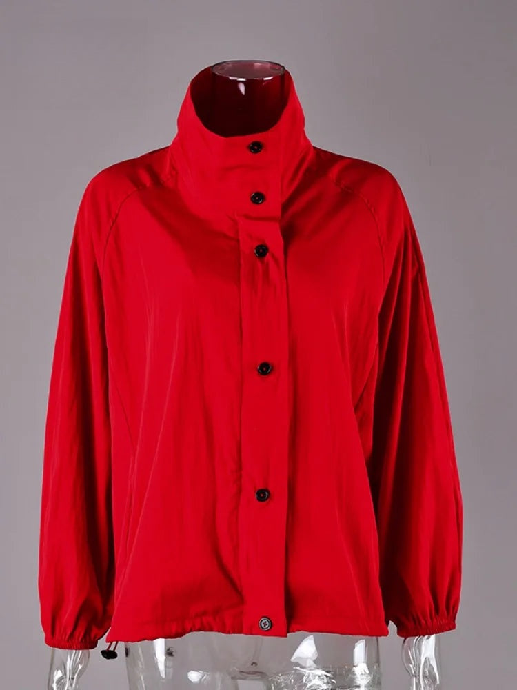 Veste coupe-vent à col montant Camille