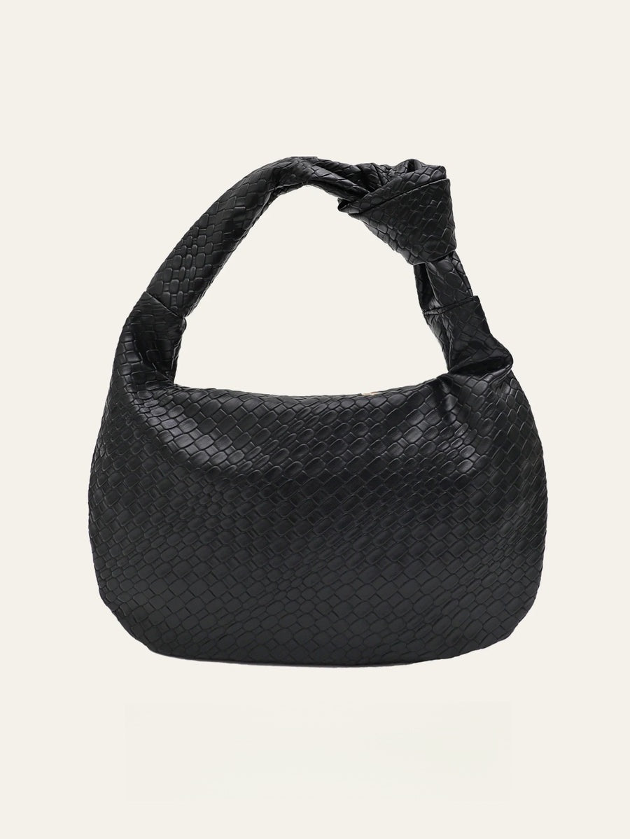 Petit sac hobo effet tressé Élodie
