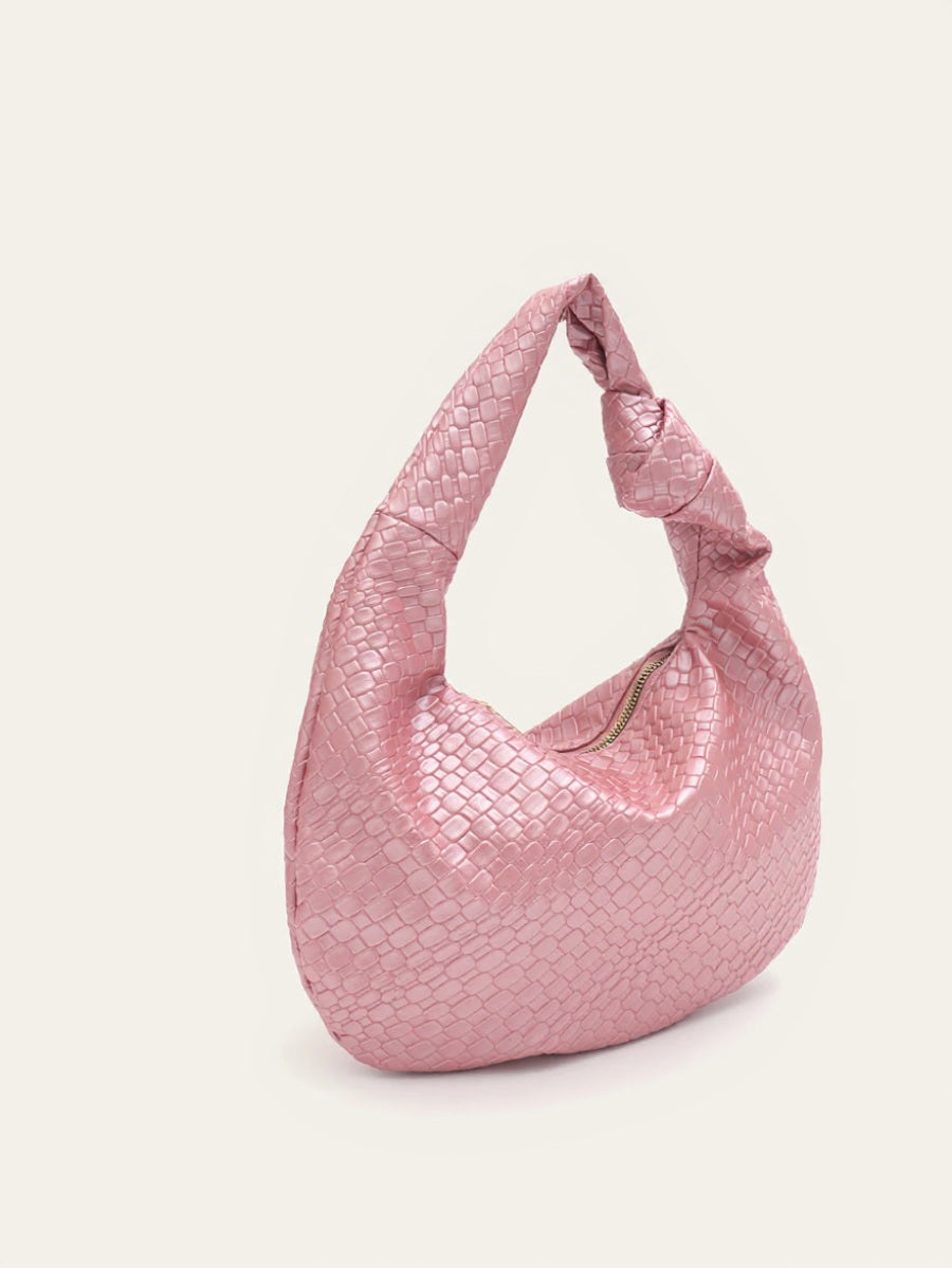 Petit sac hobo effet tressé Élodie