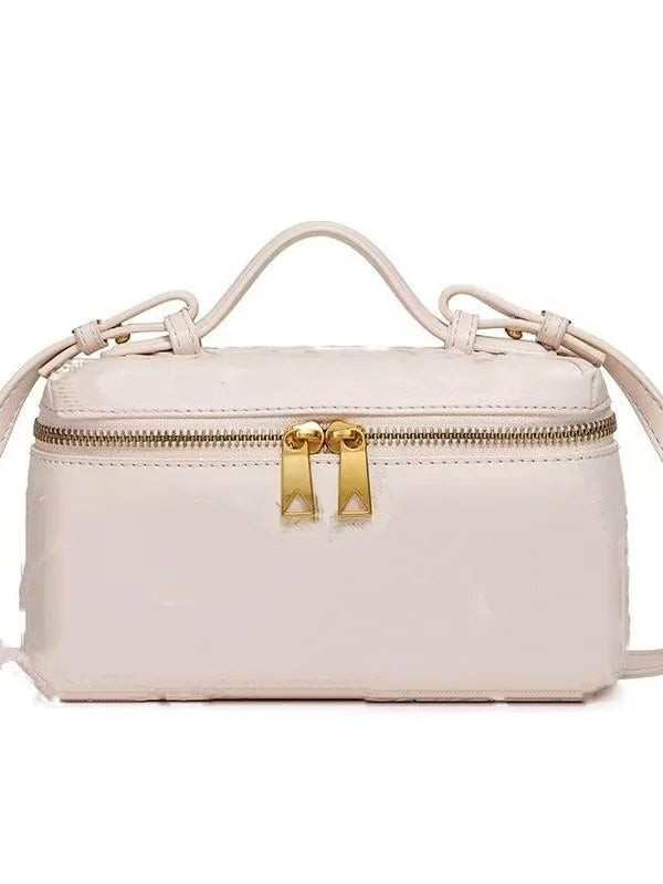 Mini sac baril effet tressé Faustine