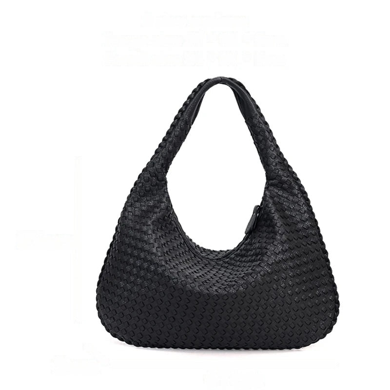 Grand sac hobo tressé Gabrielle