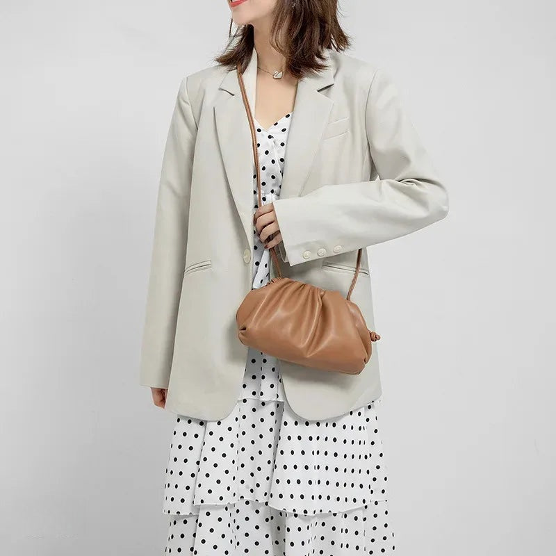 Petit sac bandoulière souple Delphine