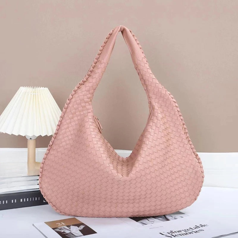 Grand sac hobo tressé Gabrielle