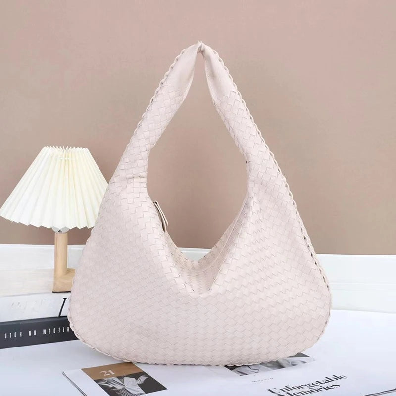 Grand sac hobo tressé Gabrielle