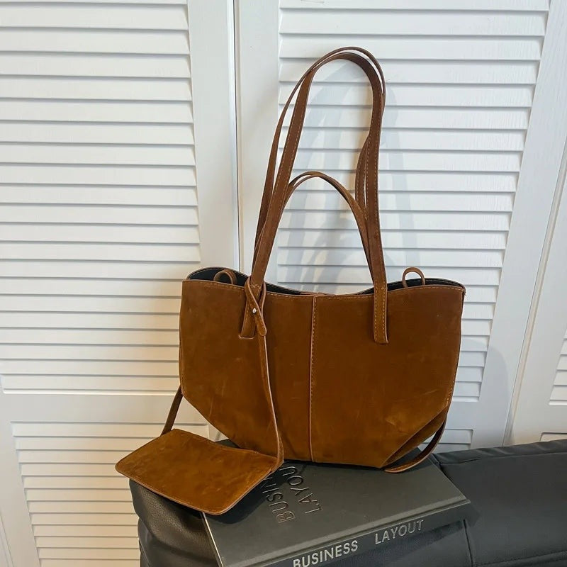 Cabas hobo avec pochette Honorine