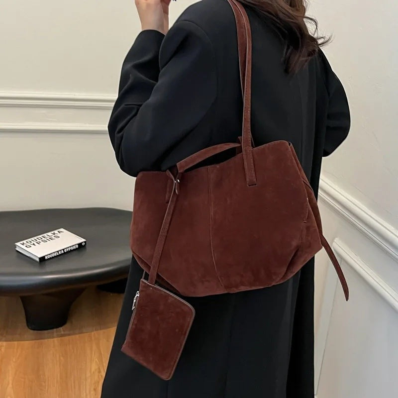 Cabas hobo avec pochette Honorine