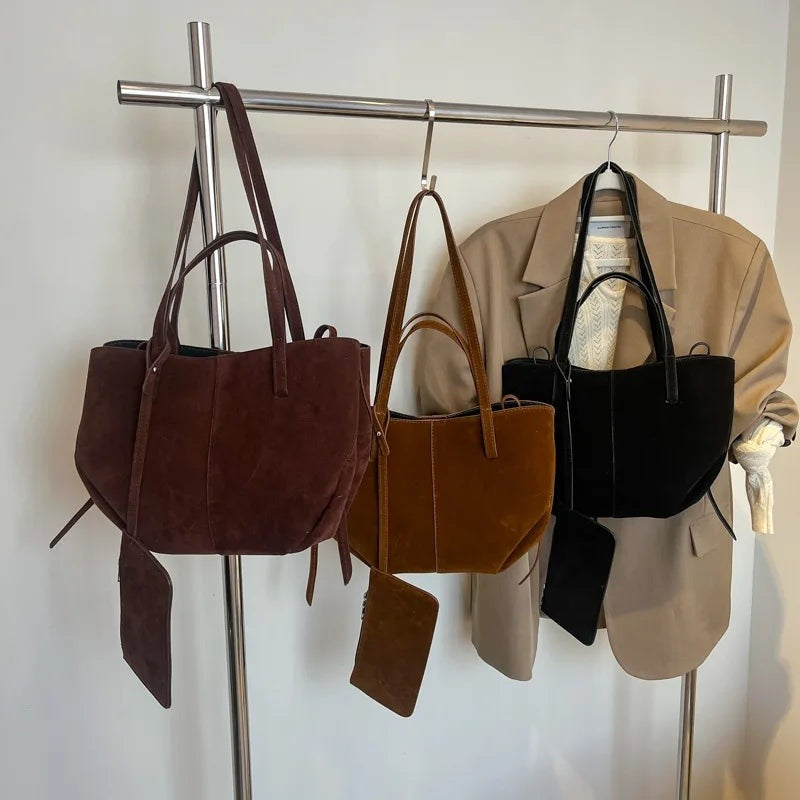 Cabas hobo avec pochette Honorine