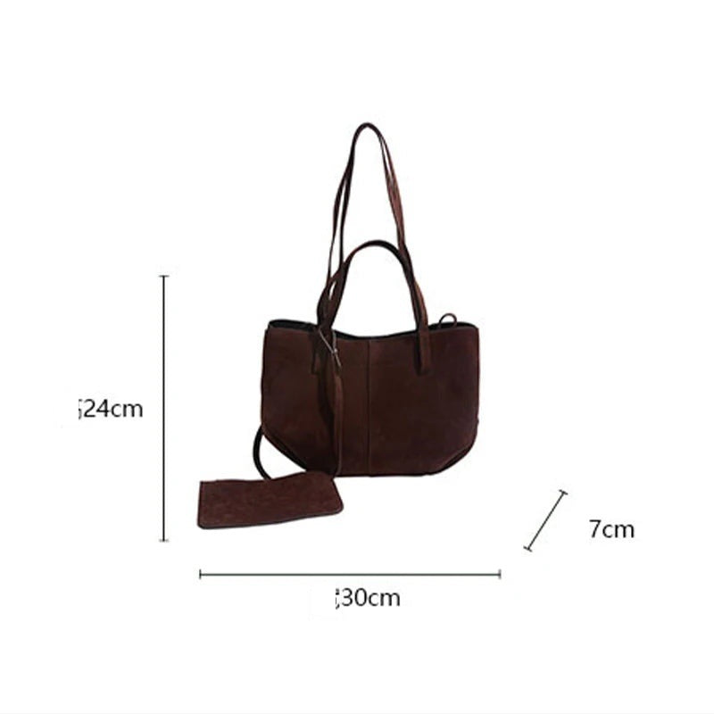 Cabas hobo avec pochette Honorine