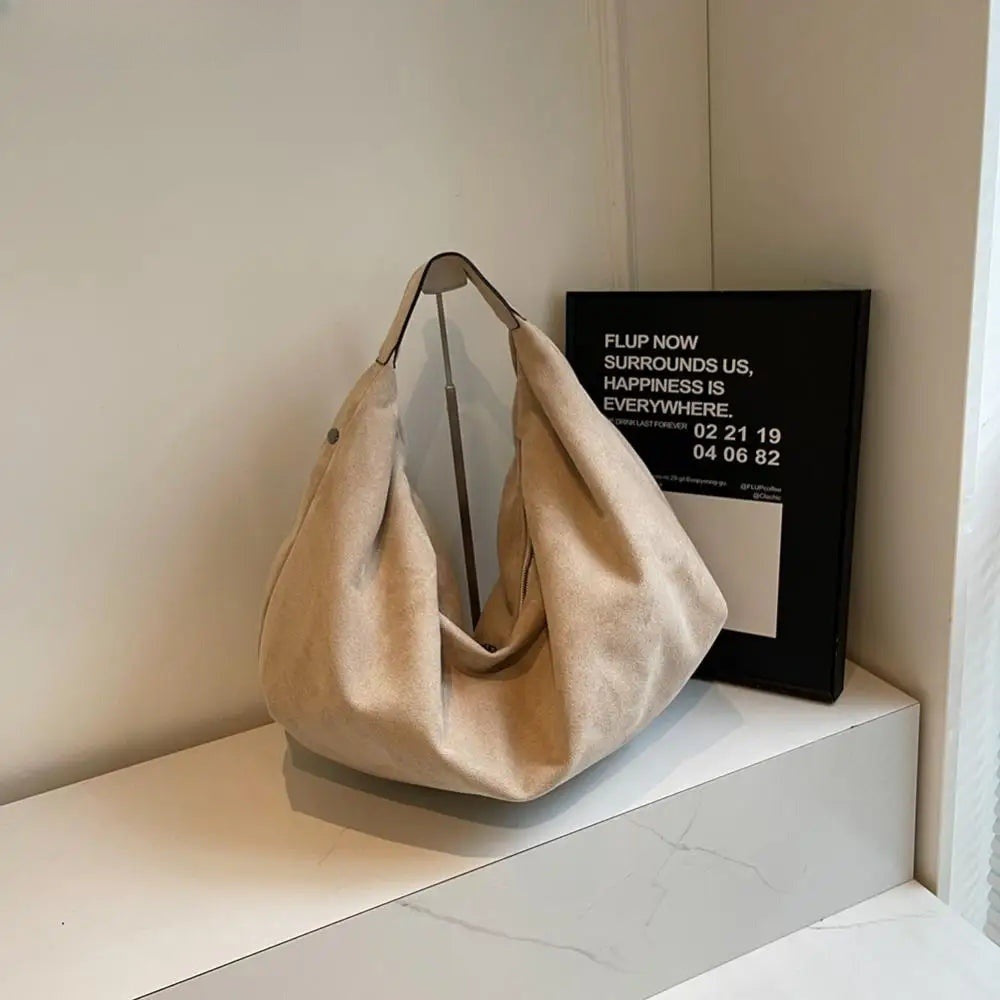 Grand sac hobo effet suède Philomène