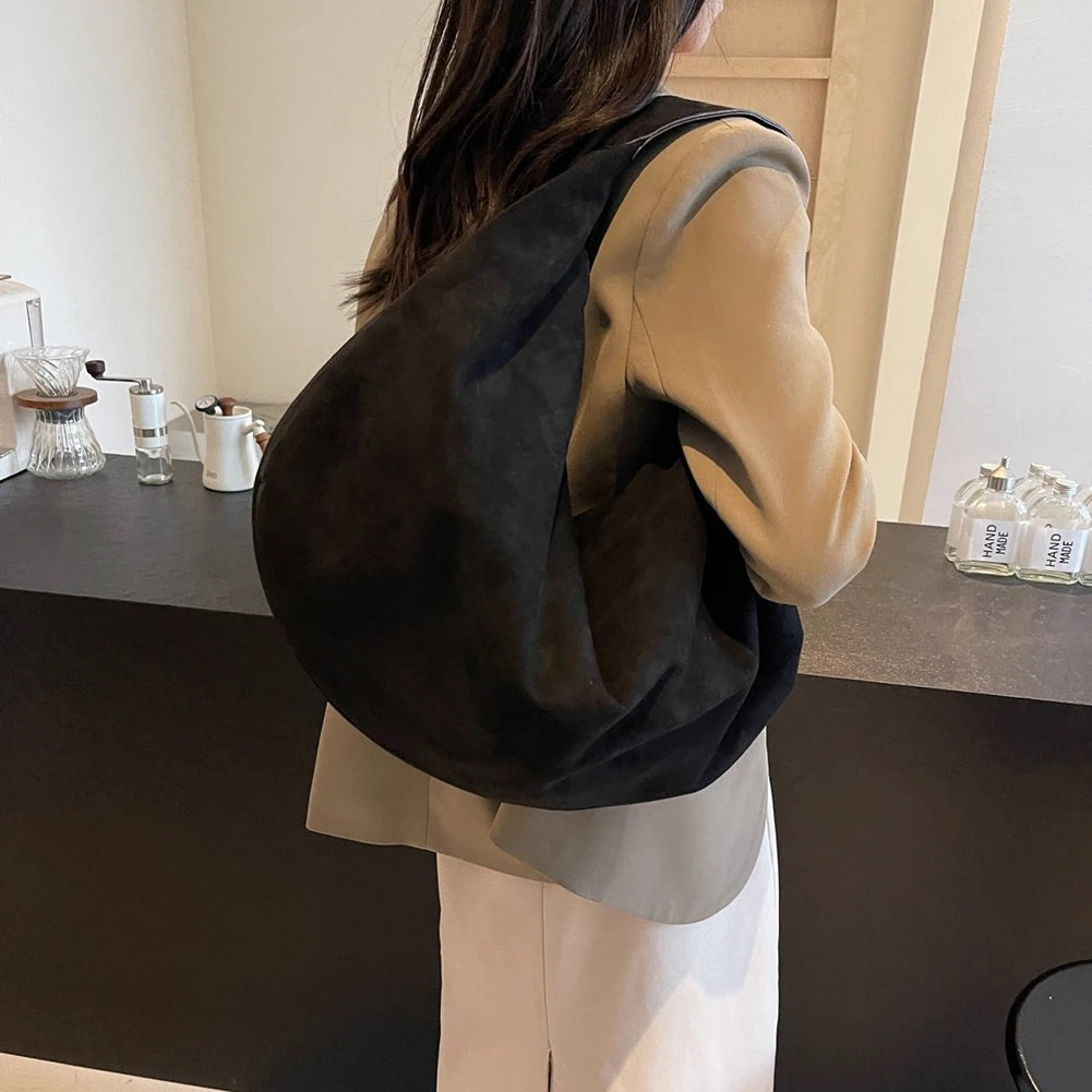 Grand sac hobo effet suède Philomène