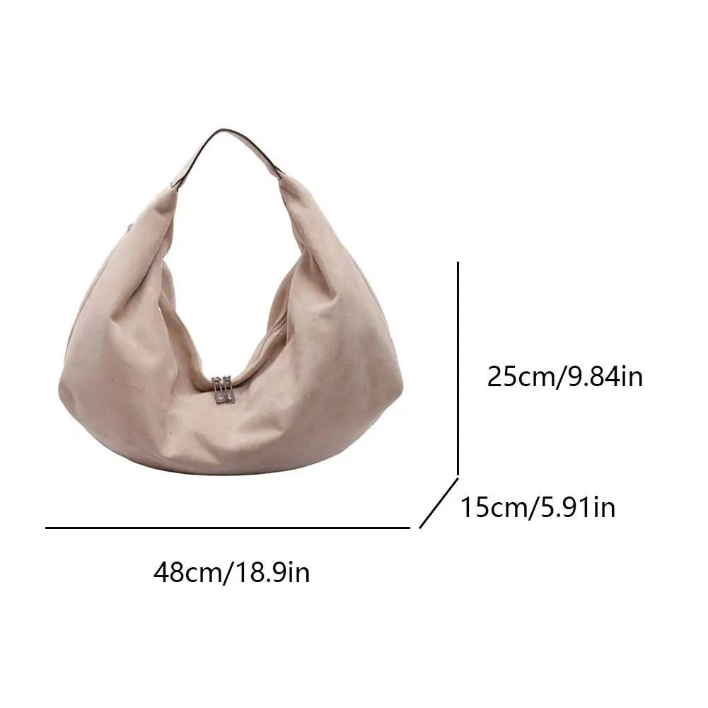 Grand sac hobo effet suède Philomène