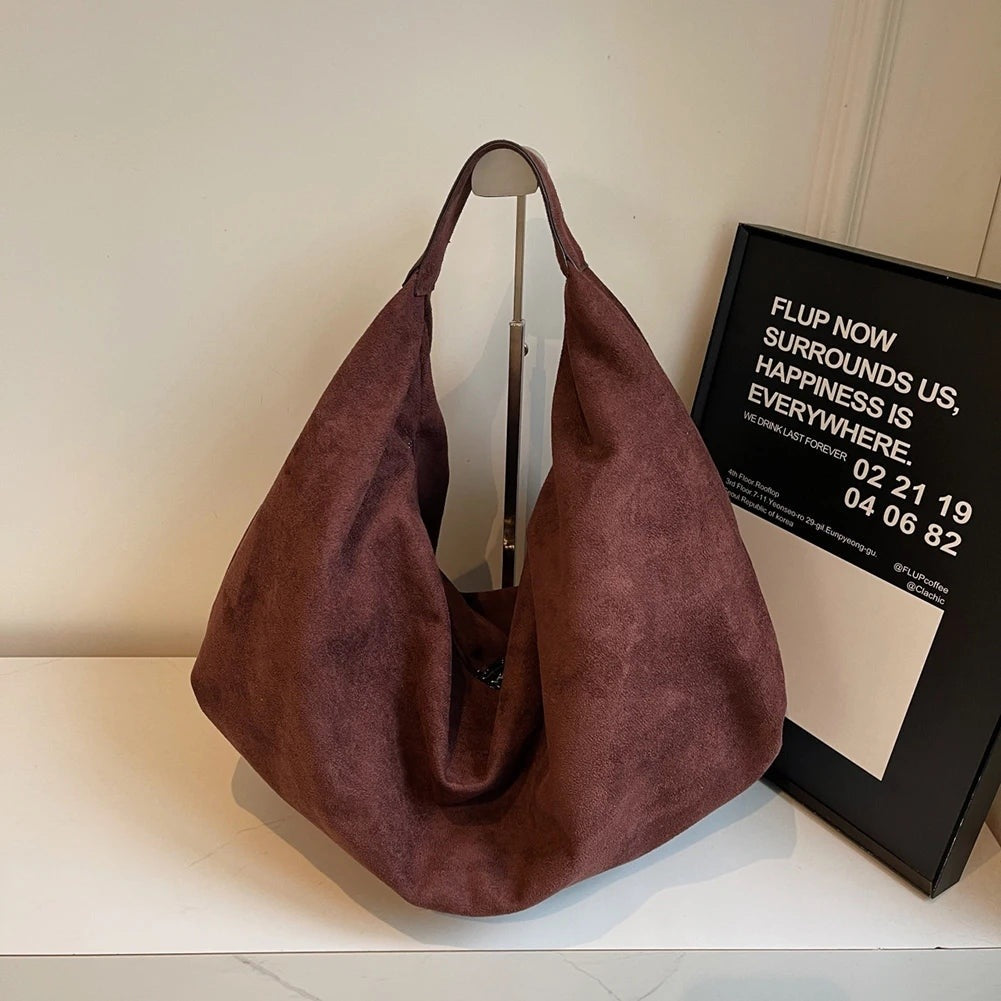 Grand sac hobo effet suède Philomène
