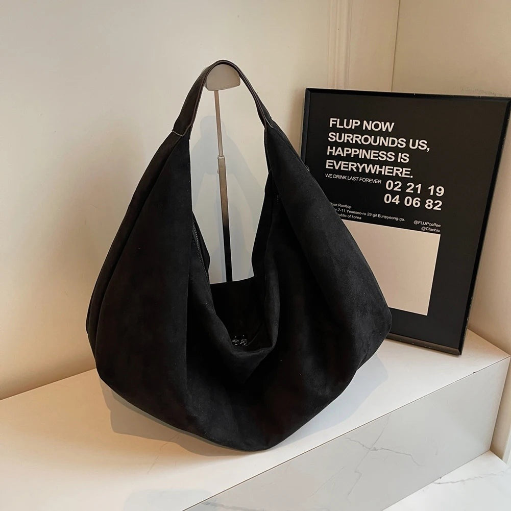 Grand sac hobo effet suède Philomène