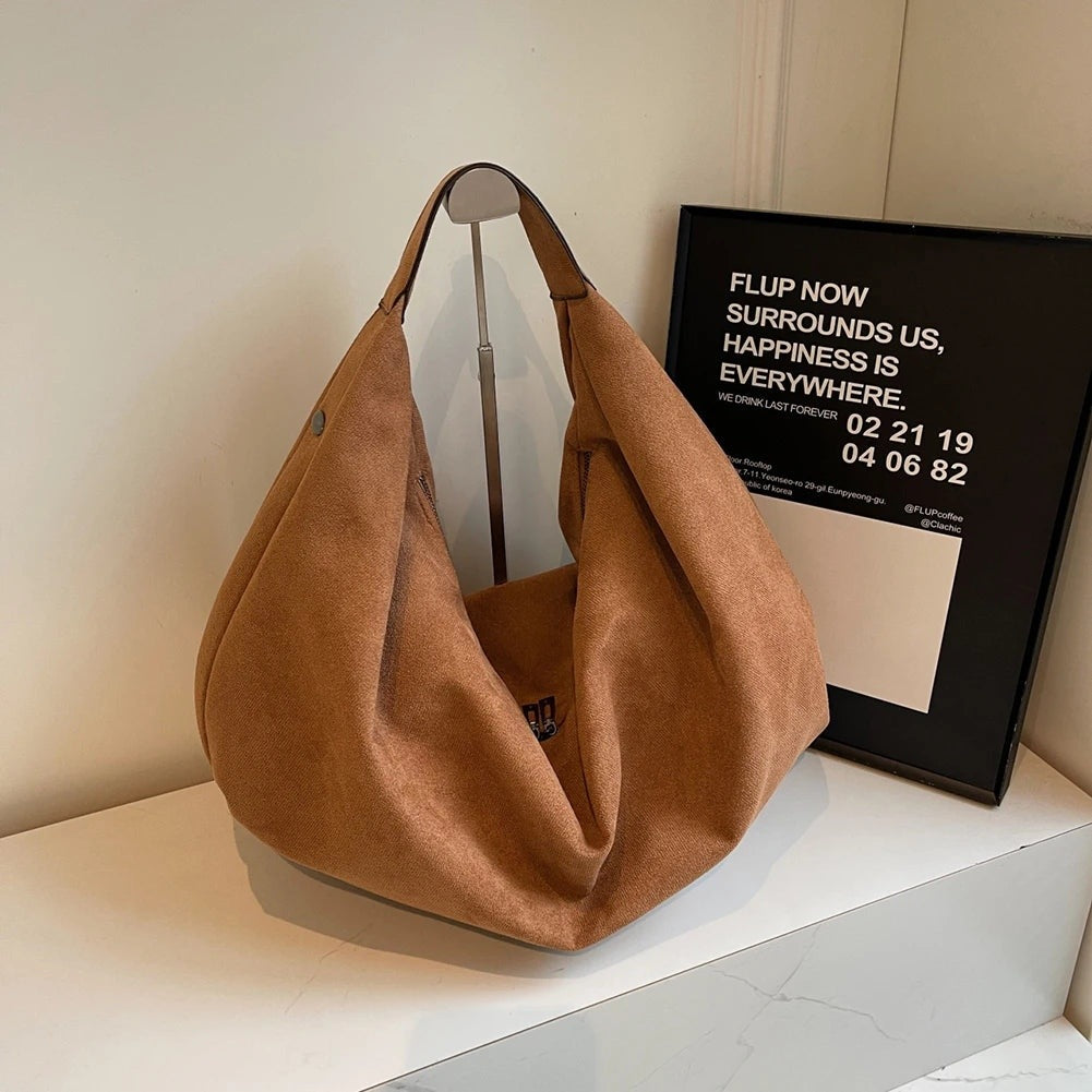 Grand sac hobo effet suède Philomène