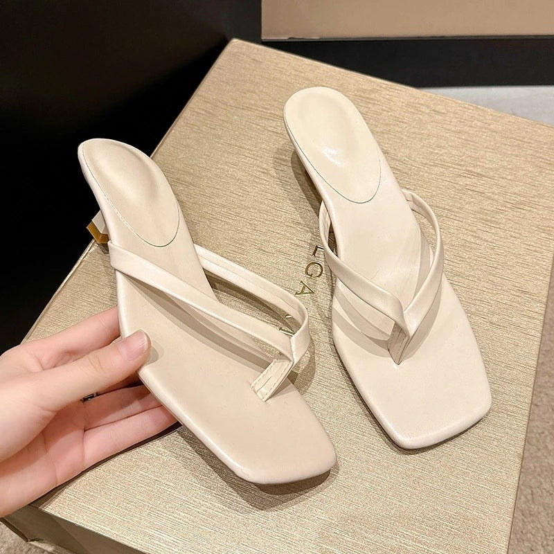 Mules à petit talon et bride Eulalie