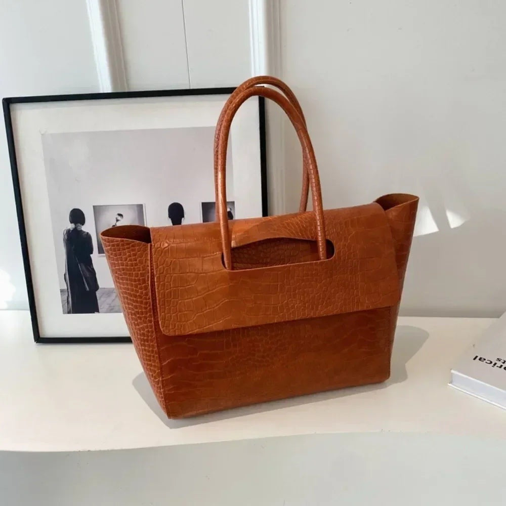 Grand sac effet croco Florine